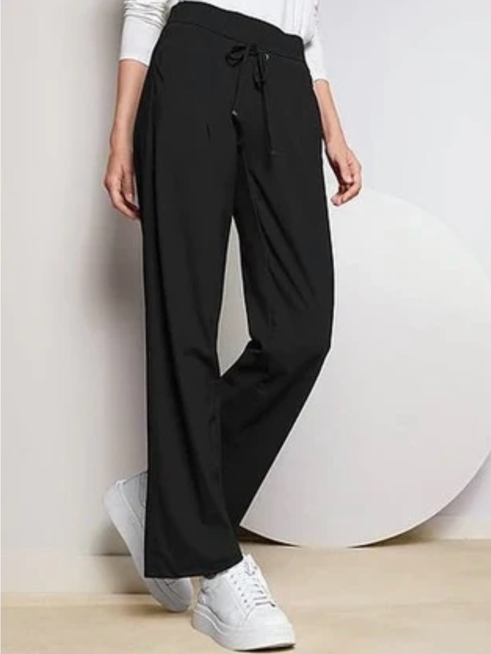 Raffaello Rossi Candice Straight Leg Pants Black